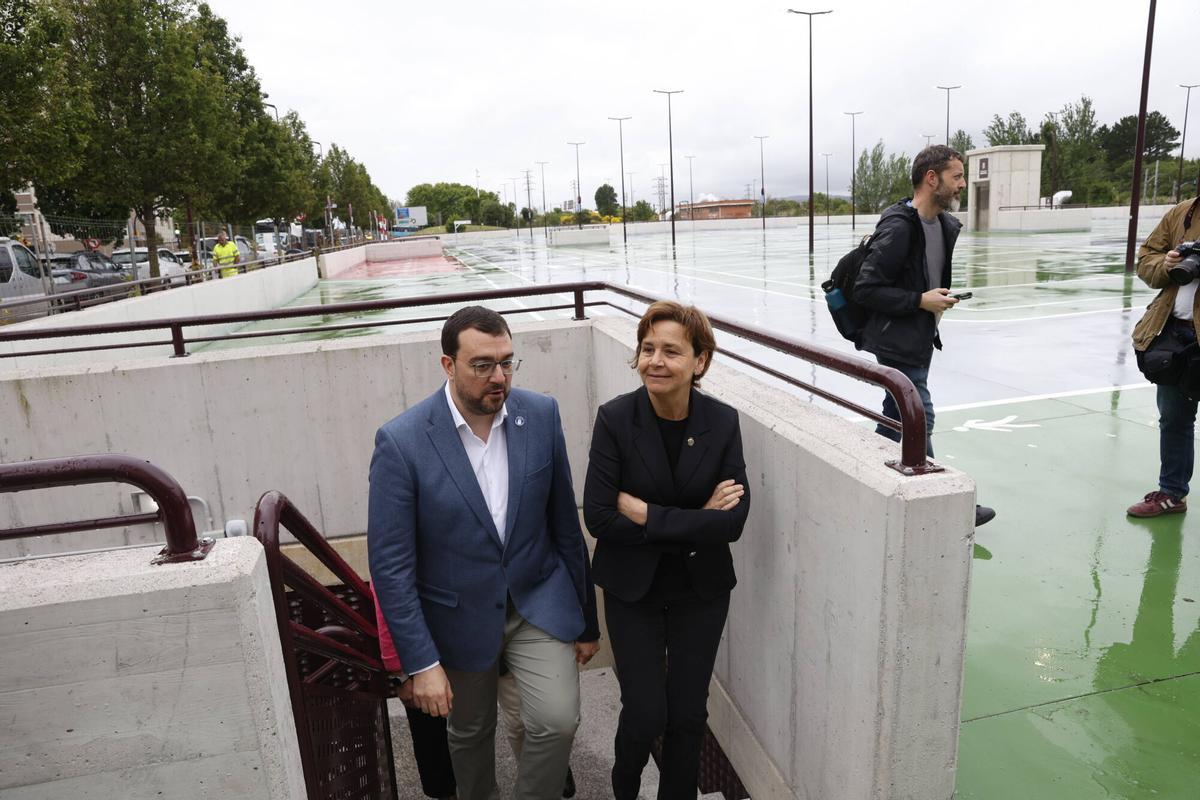 EN IMÁGENES: Así es el nuevo parking disuasorio de la avenida Portugal de Gijón