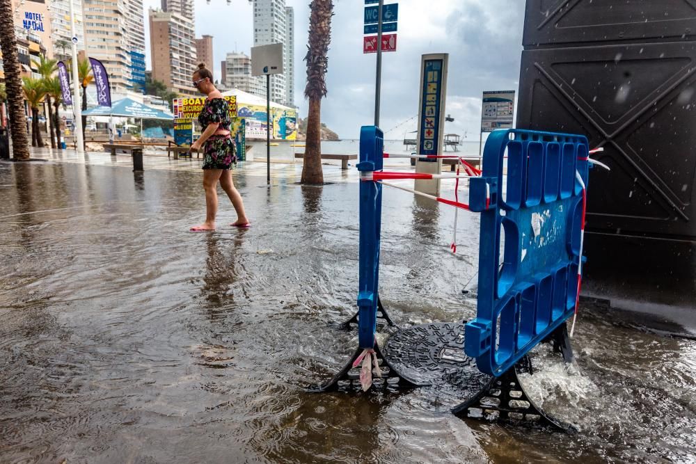 Tromba de agua en Benidorm