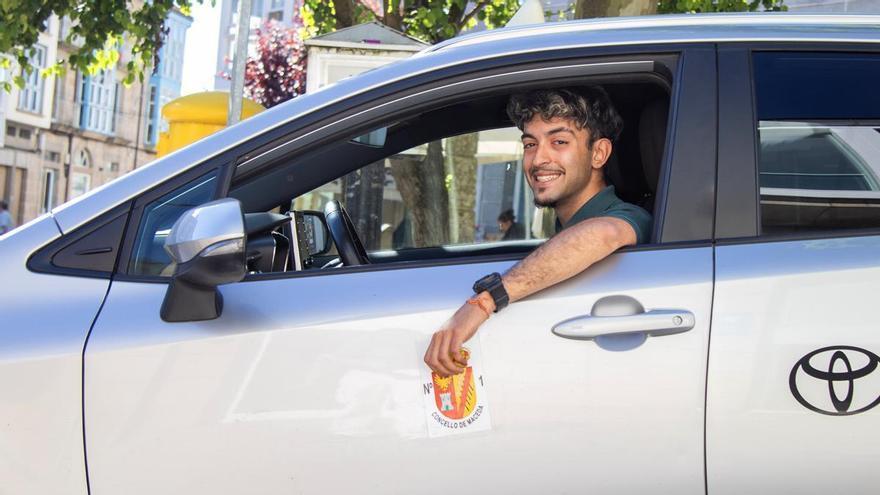 Jorge Gil Pérez, el taxista y felo de Maceda que con 23 años apuesta por el rural como futuro y asegura el relevo generacional