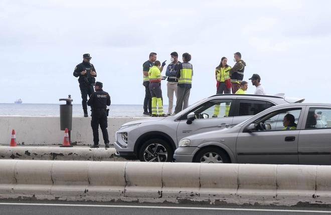 Hallado un cadáver en los tetrápodos de la Avenida Marítima de Las Palmas de Gran Canaria