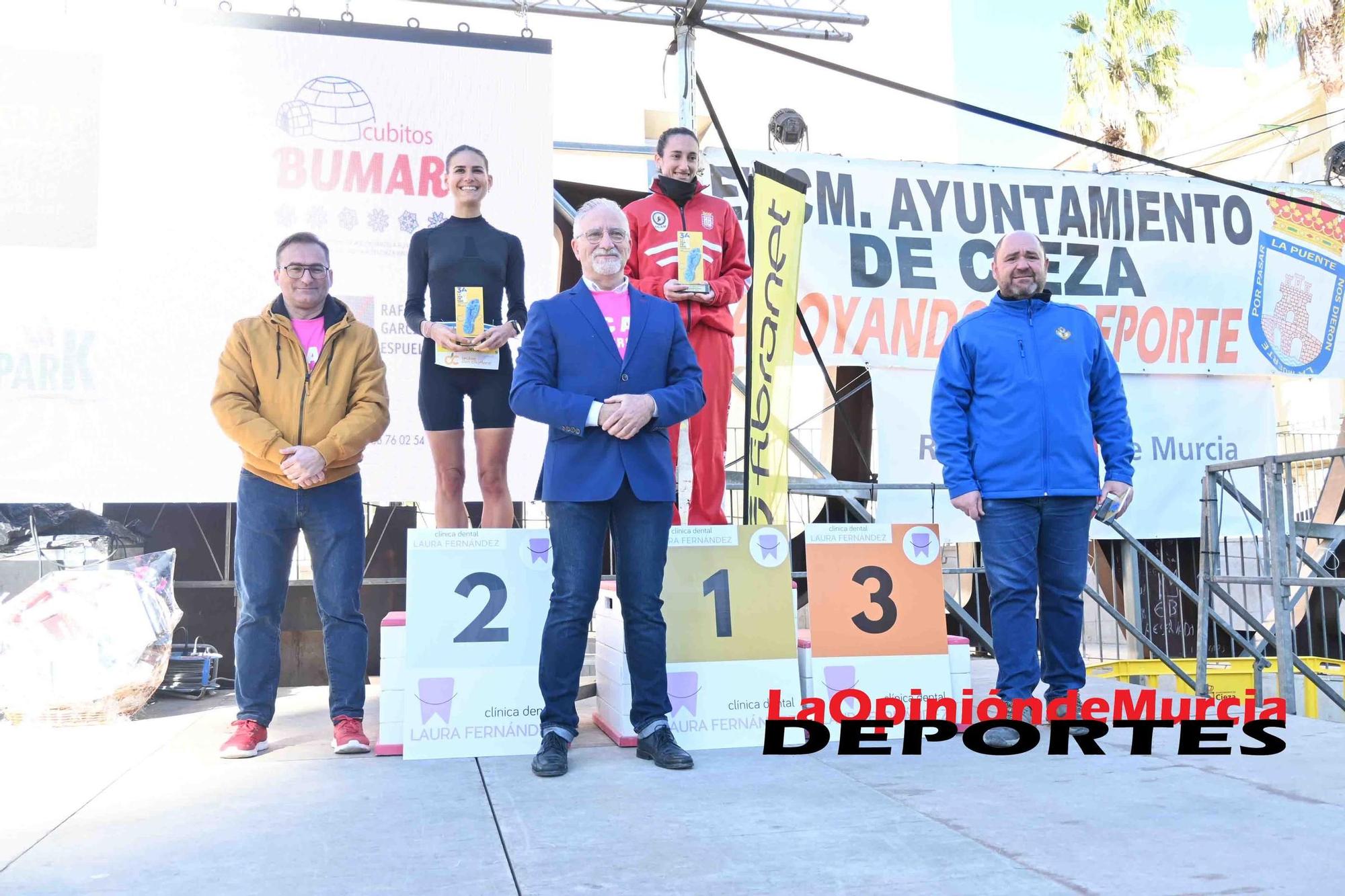 FOTOS: Podio de la Media maratón de Cieza