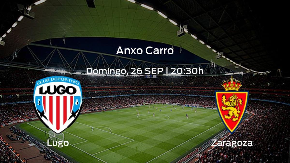 Previa del encuentro: el Lugo recibe al Real Zaragoza en la séptima jornada