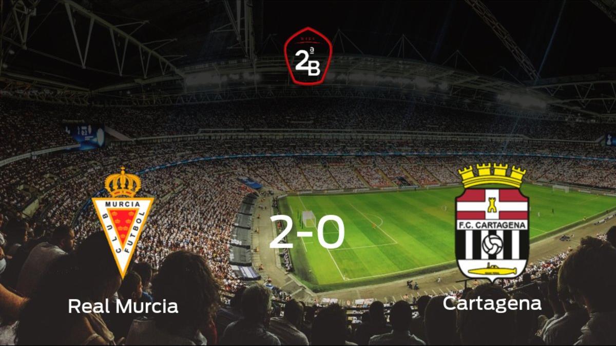 El Real Murcia suma tres puntos a su casillero tras ganar al Cartagena (2-0)