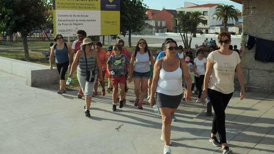 Una andaina celebrada en A Illa de Arousa. // Iñaki Abella