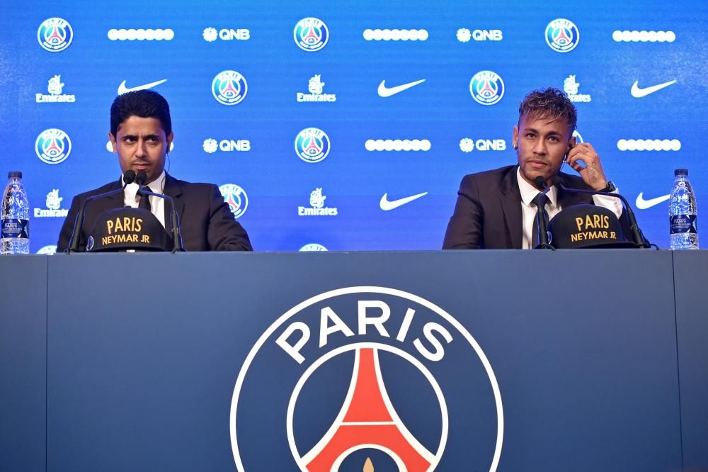 Presentació de Neymar Jr amb el PSG