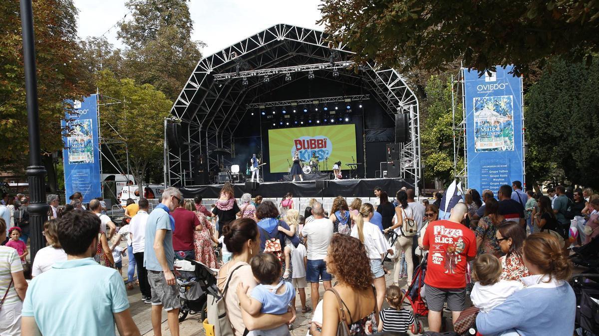 El concierto de "Dubbi Kids" en una edición anterior de San Mateo.