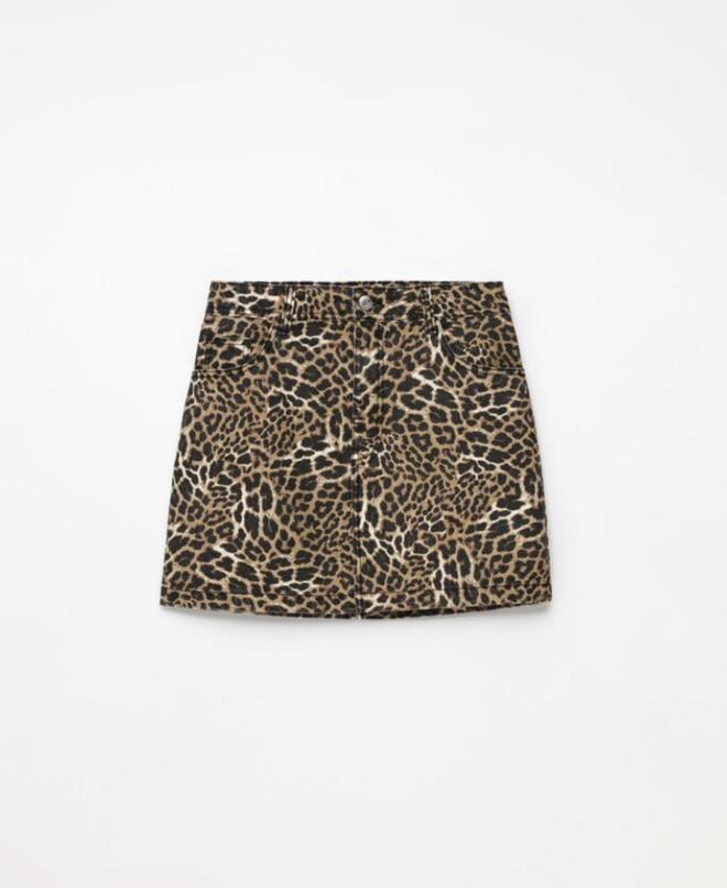 FALDA CORTA VAQUERA ANIMAL PRINT