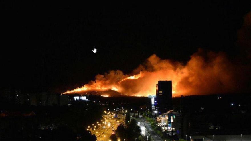 Guadalajara, cercada por las llamas: un incendio mantiene en vilo a la ciudad