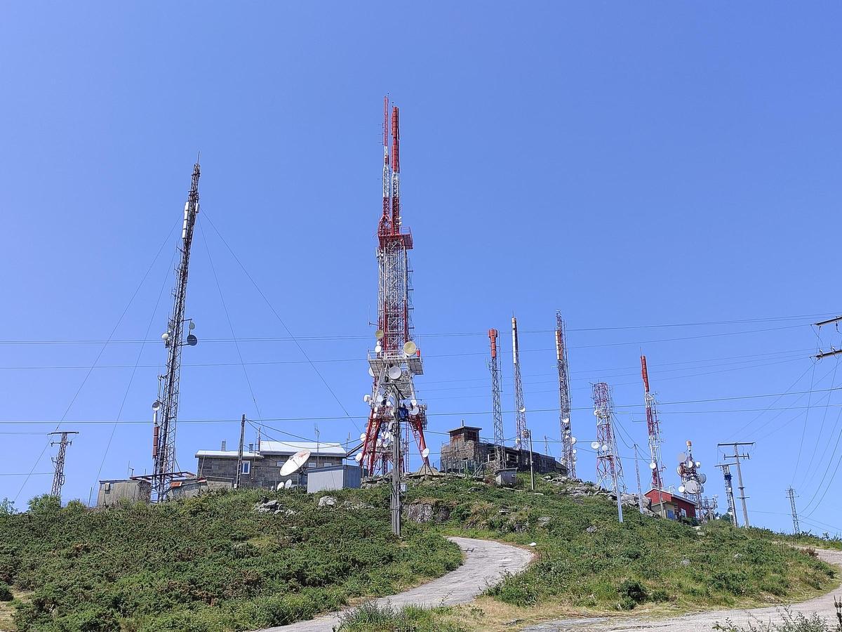 Antenas en Domaio.