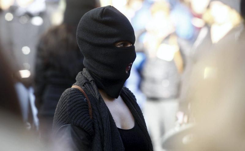 Manifestación contra la violencia machista en Zaragoza