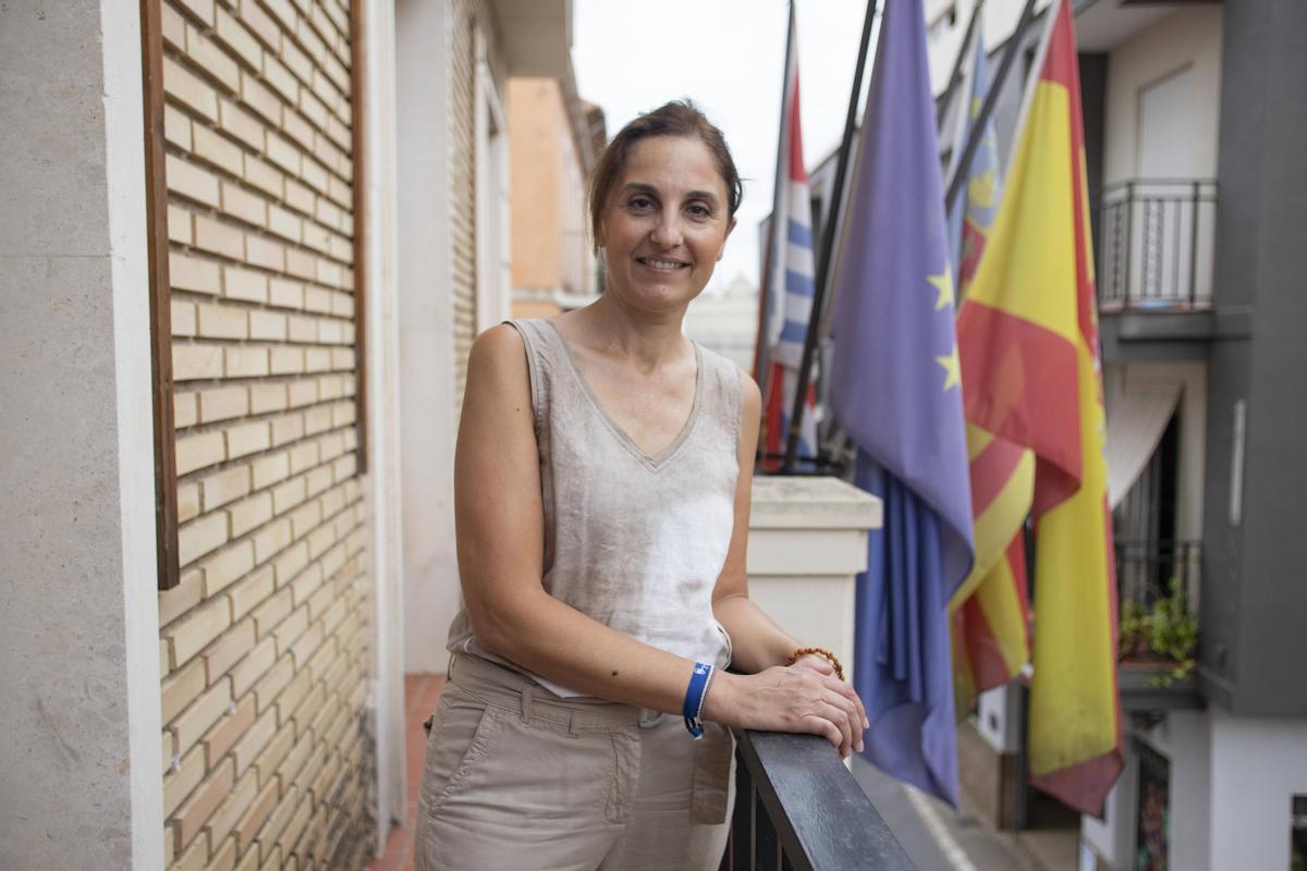 Salvi Pardo, en el ayuntamiento de la Llosa de Ranes.