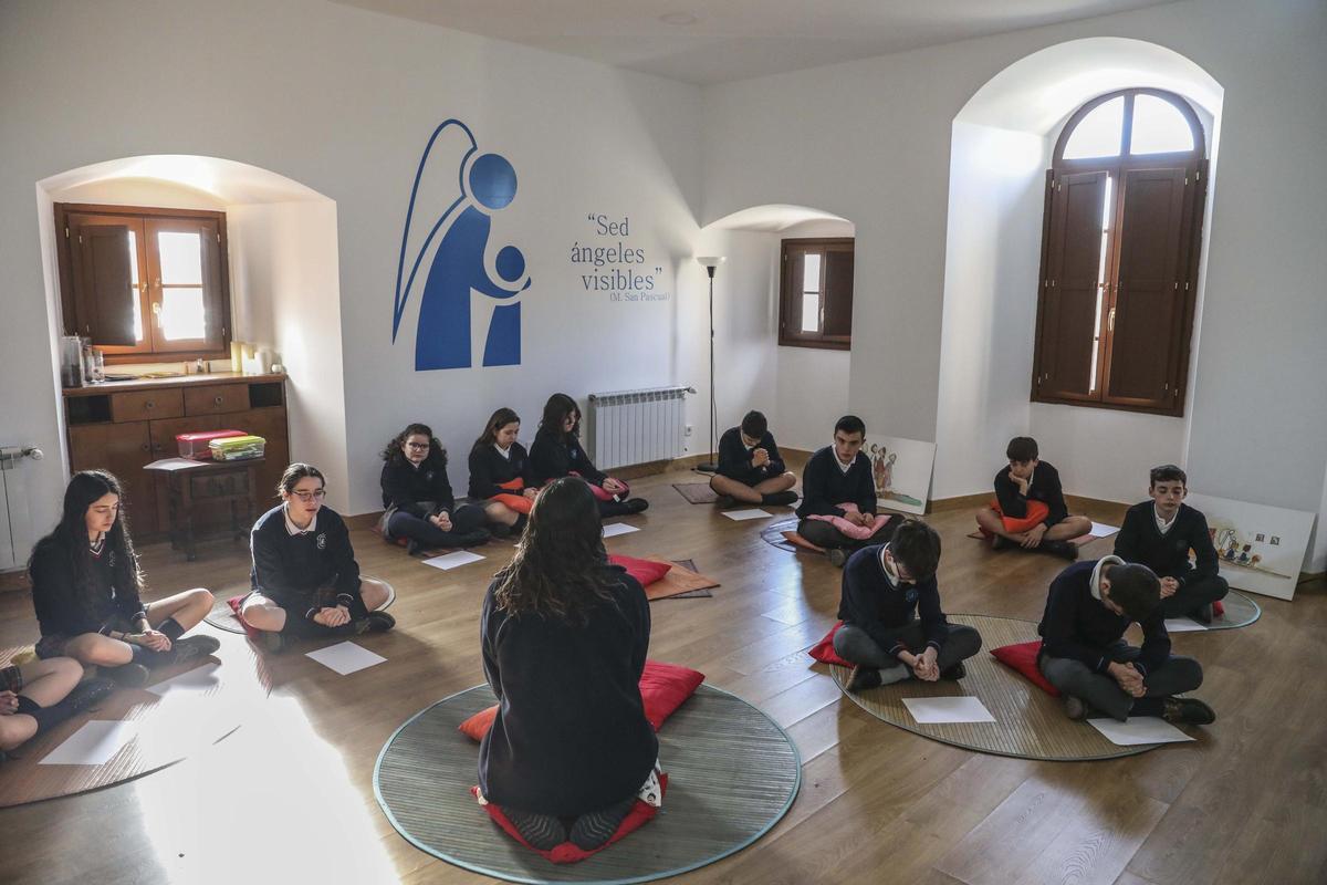 Alumnos del centro en una actividad