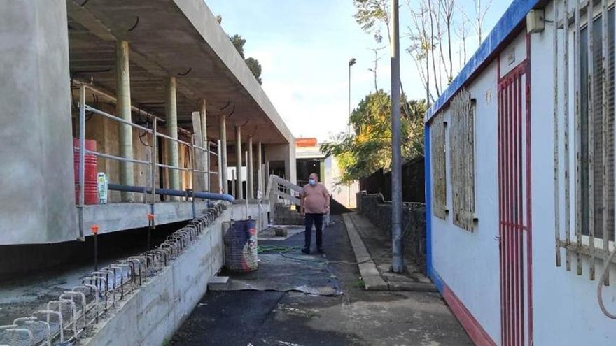 The construction of the new El Sauzal health center is resumed a year later