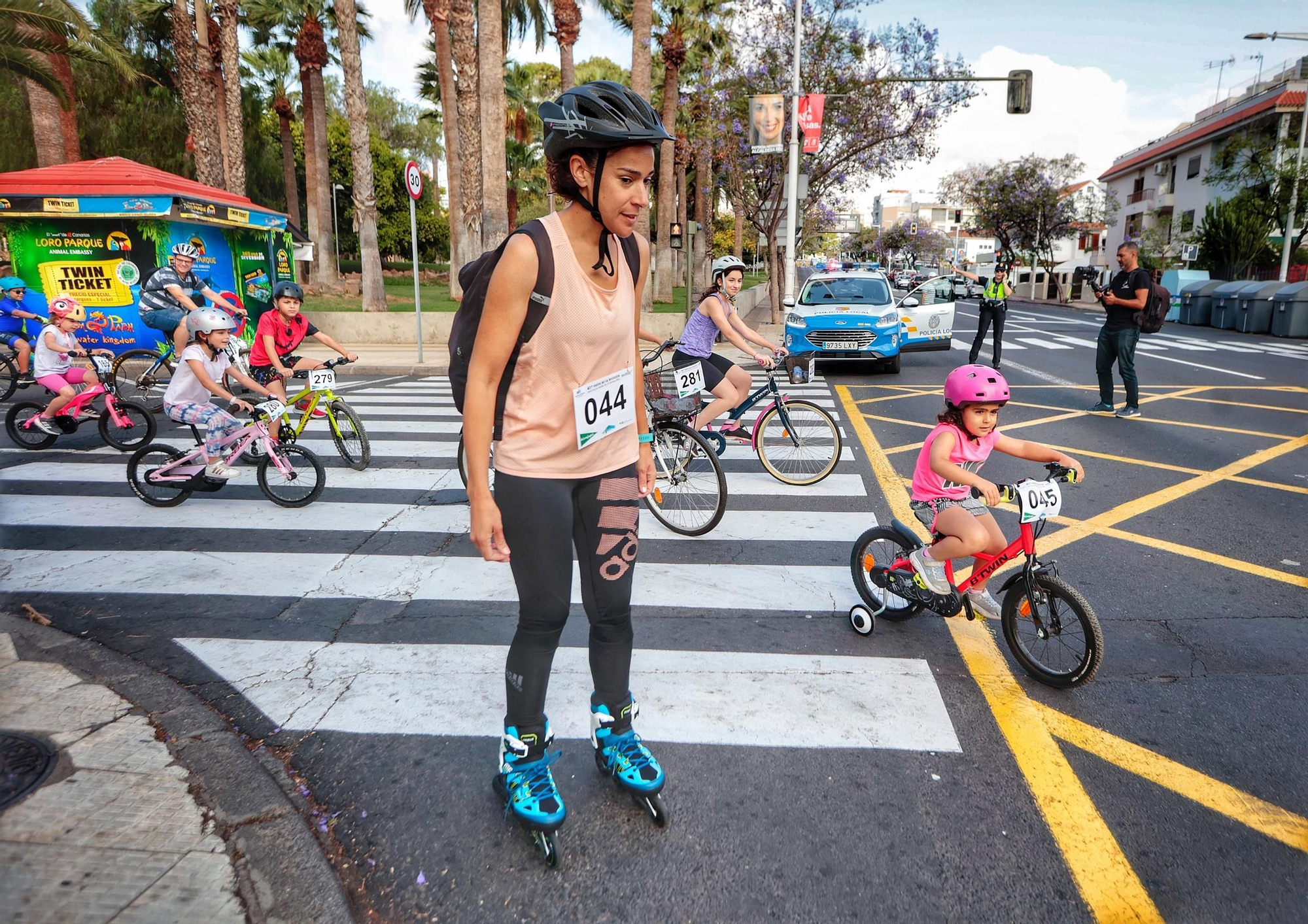 Fiesta de la bicicleta en Santa Cruz de Tenerife