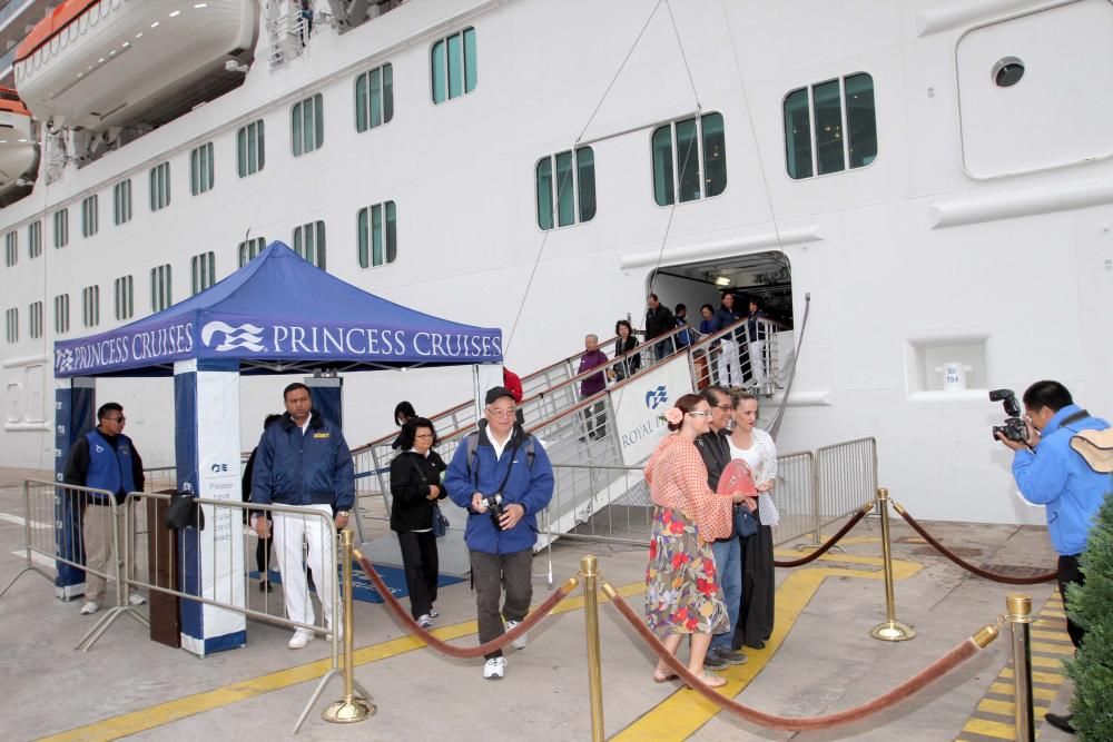 1ª Escala del crucero Royal Princess en Cartagena