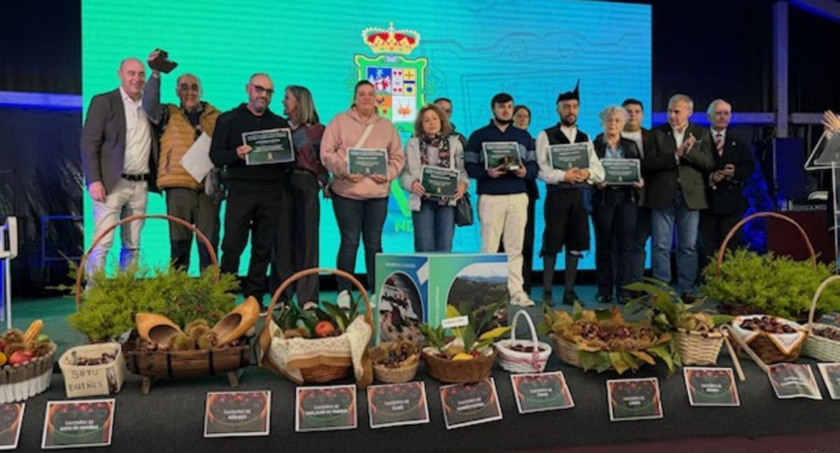 Parres reparte premios en la primera jornada del Certamen de la castaña | RAMÓN DÍAZ