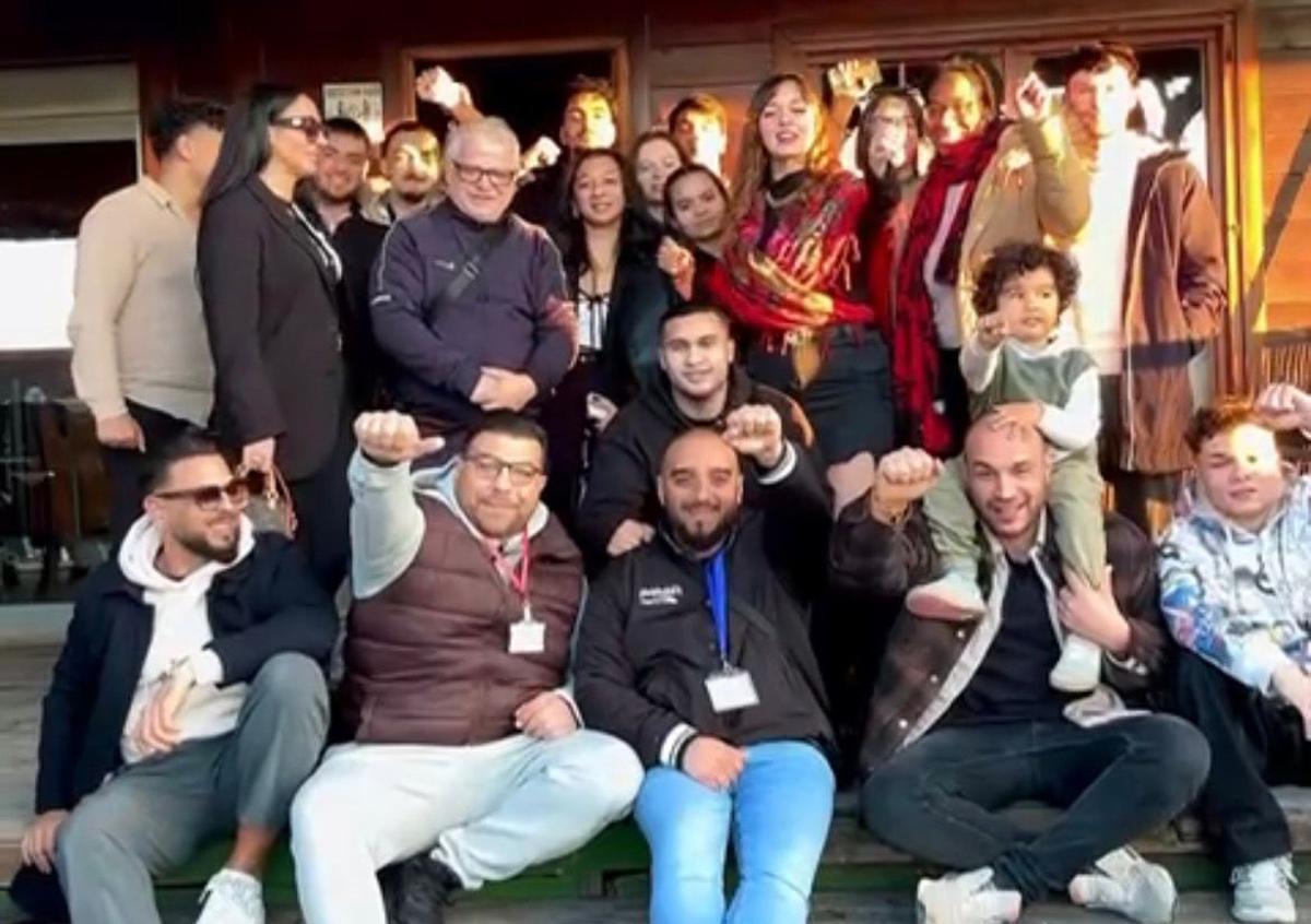 Compañeros gitanos en una de las jornadas.