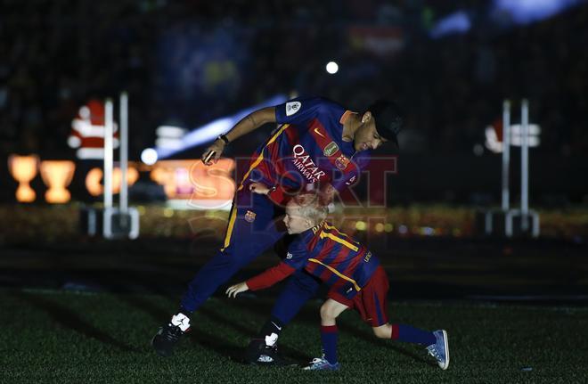 La fiesta del Doblete en el Camp Nou