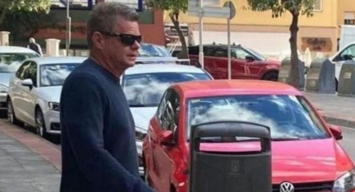 El hijastro de Ángeles Muñoz, Joakim Broberg, en Marbella. | L.O.