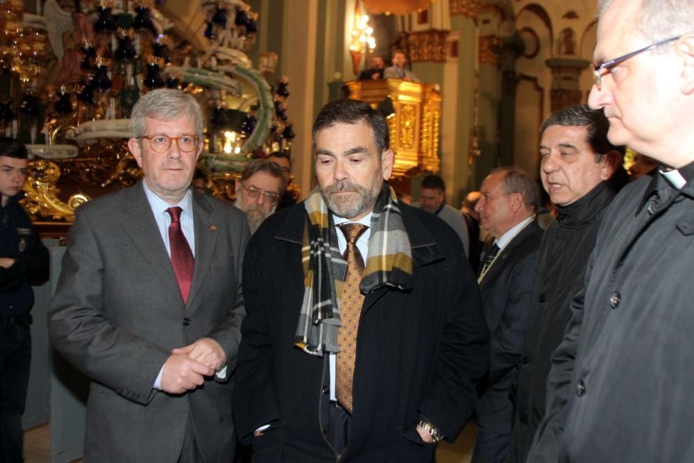 La lluvia obliga a suspender la procesión de la Piedad