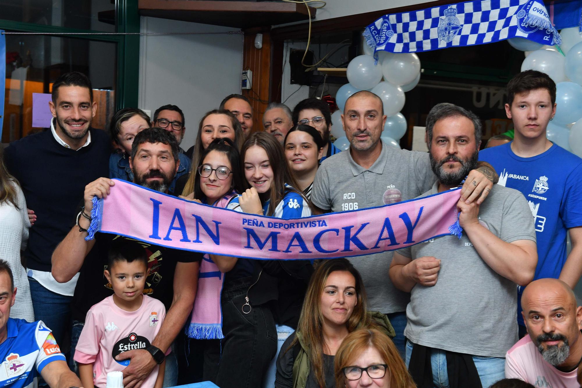 Inauguración de la peña Ian Mackay