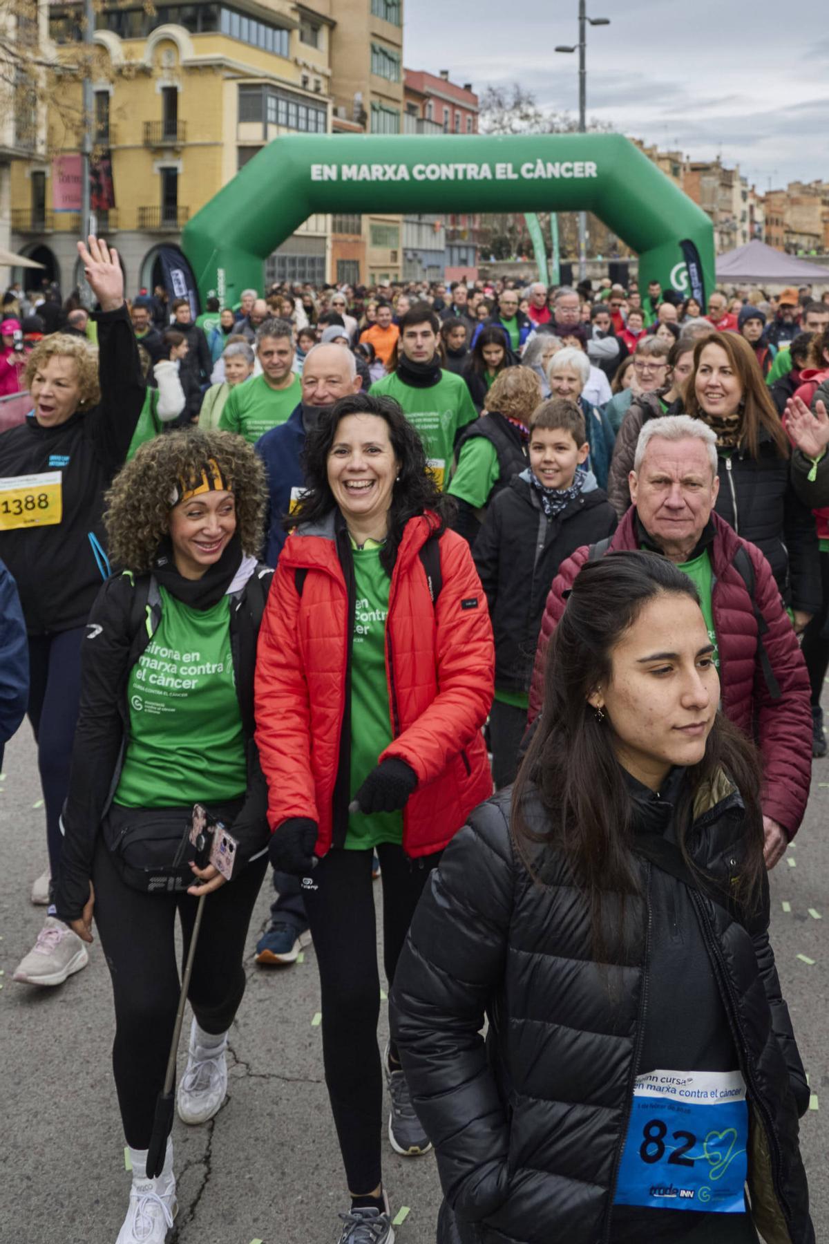 La XII Tradeinn Cursa Girona en Marxa Contra el Càncer en imatges
