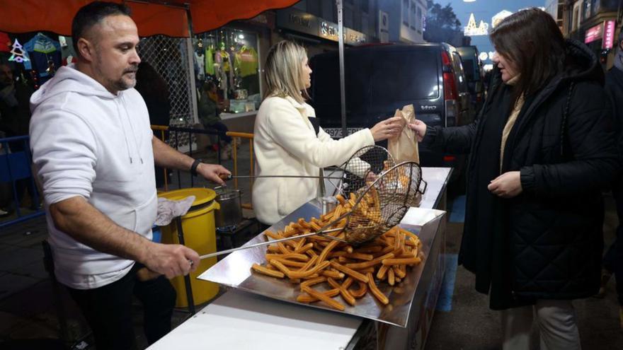 Un momento de la fiesta del churro.   | //  NOÉ PARGA