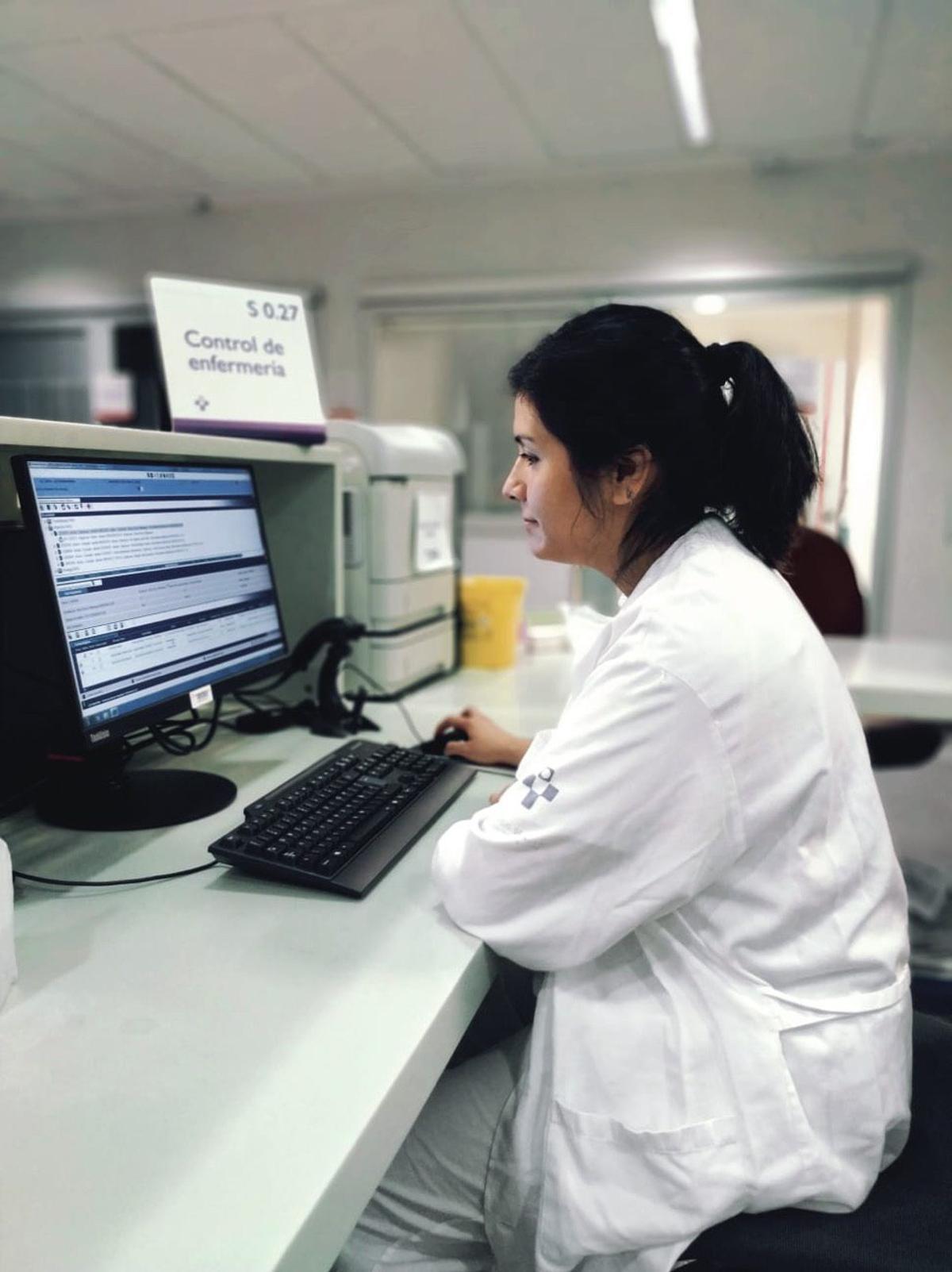 Trabajo en un hospital
