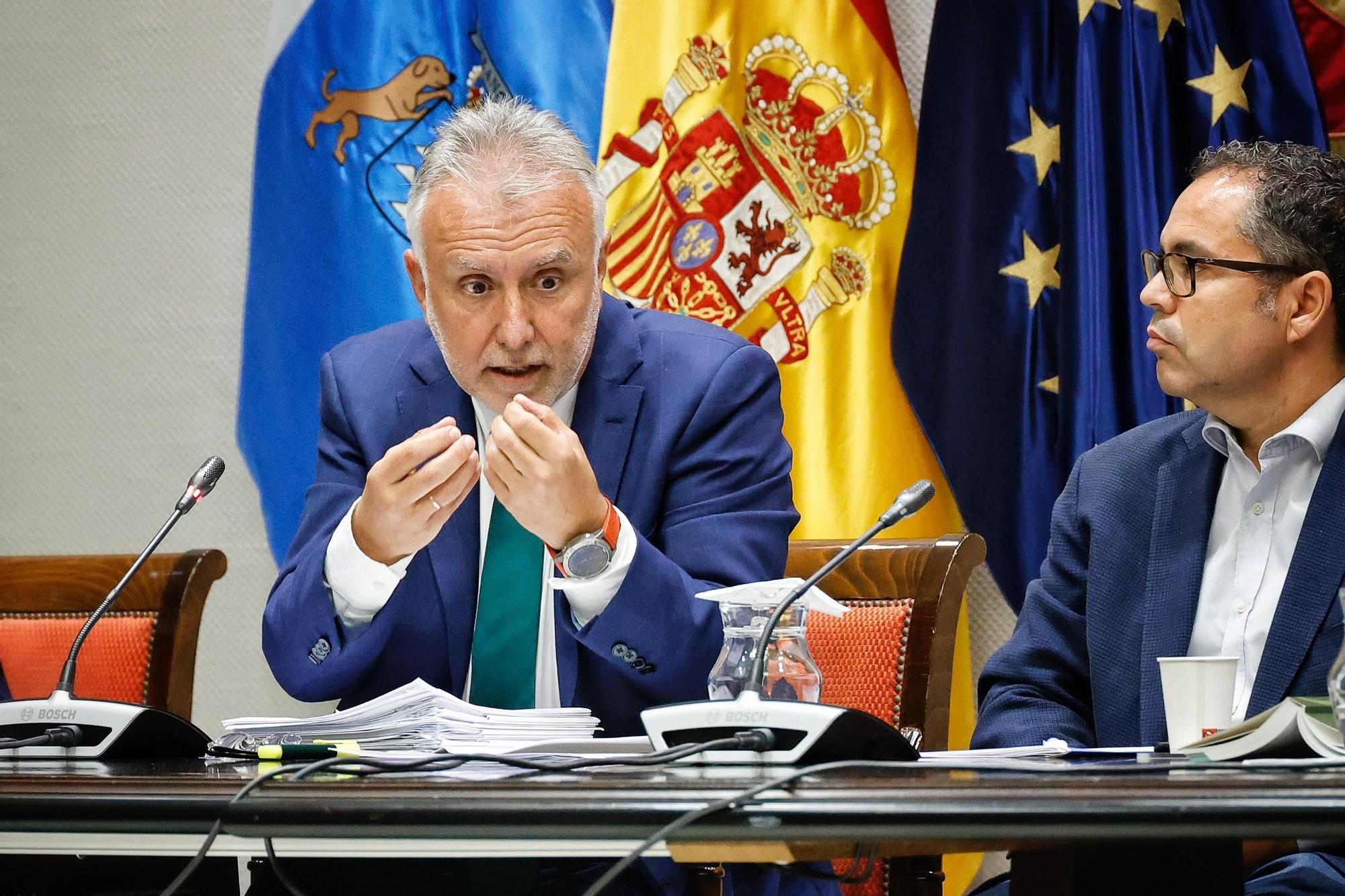 Comparecencia de Ángel Víctor Torres en el Parlamento de Canarias