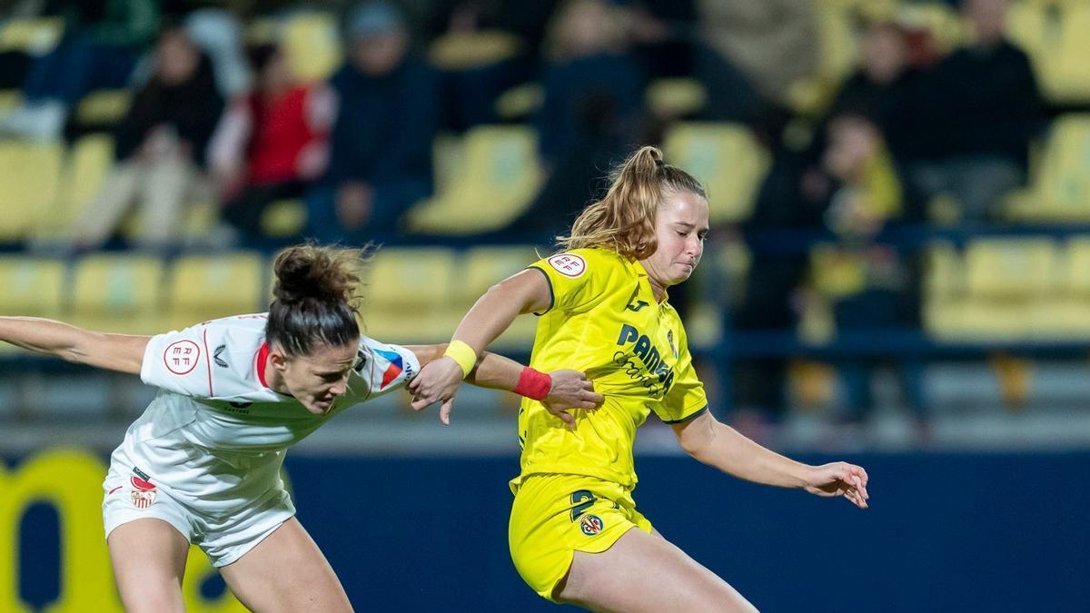 Imagen del encuentro entre el Villarreal y el Sevilla.