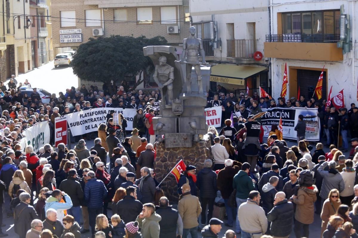 Manifestación en Andorra por una transición justa