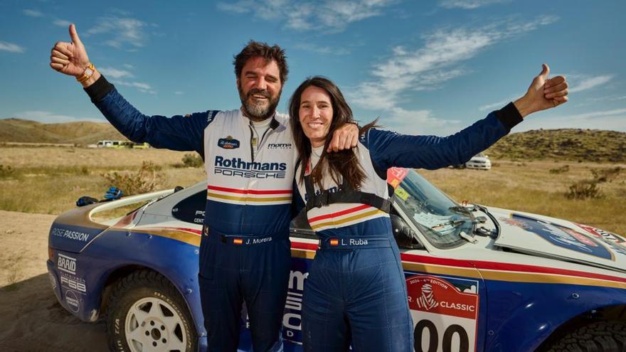 Juan Morera y Lidia Ruba durante el Rally Dakar 2024.