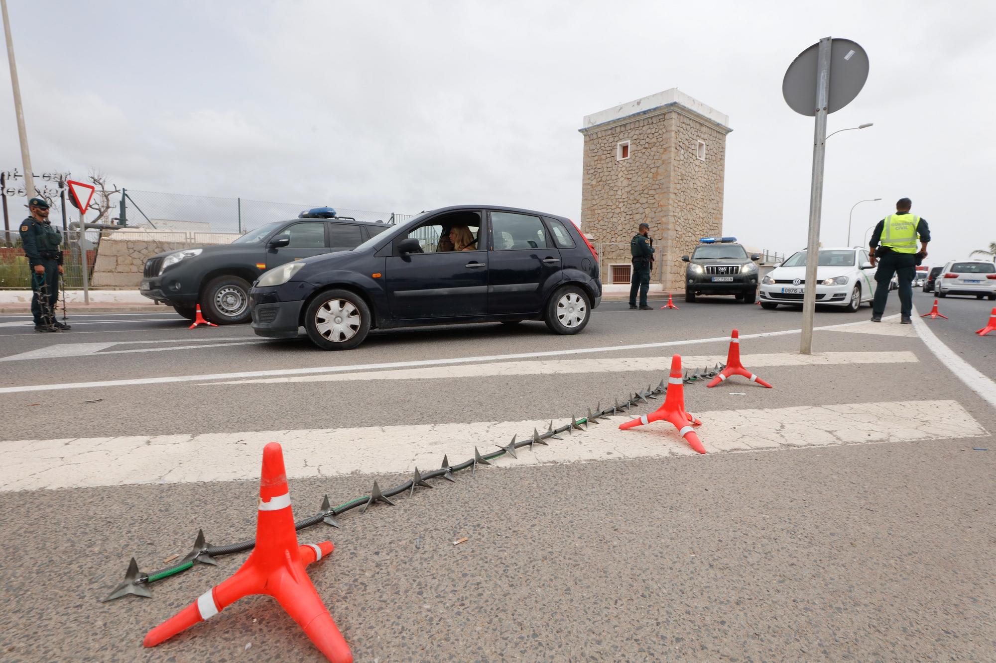 Vigilancia del grupo GAR de la Guardia Civil en Ibiza.