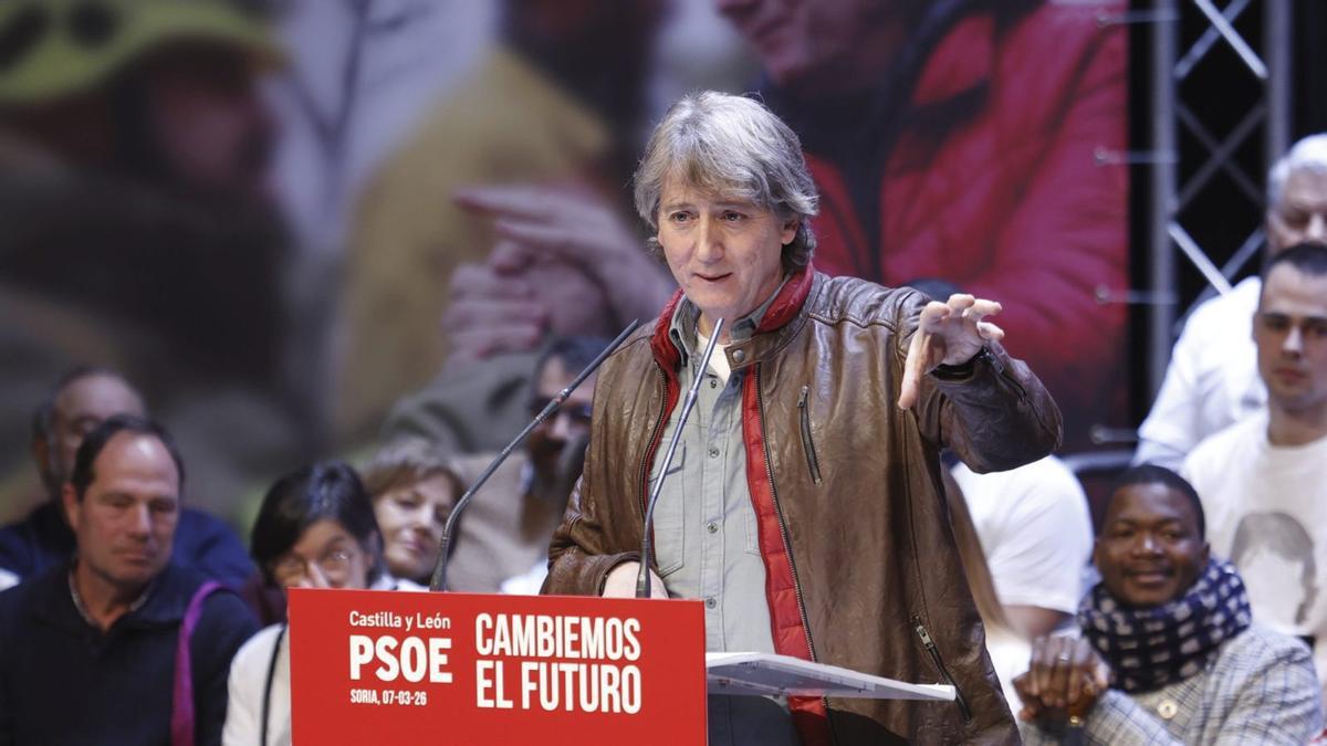 Carlos Martínez durante un acto realizado en Soria. | EUROPA PRESS