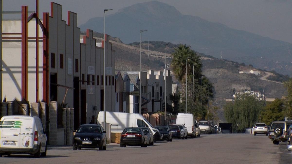 Imagen del polígono industrial La Rosa en Alhaurín el Grande.