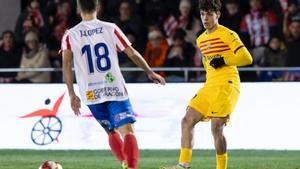 Barbastro - FC Barcelona | La asistencia de Héctor Fort a Raphinha