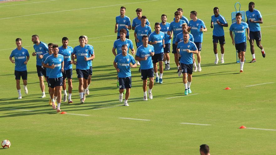 Entrenamiento malaguista.