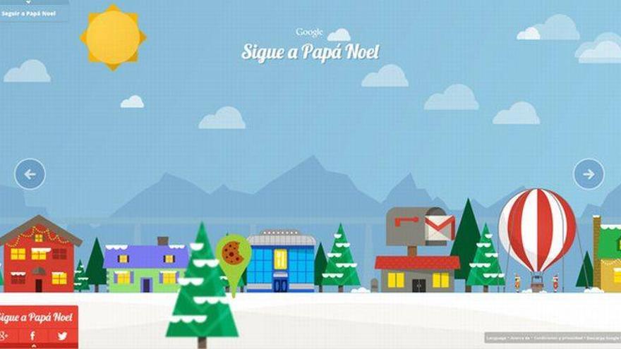 Google crea una aplicación para seguir el viaje de Papá Noel