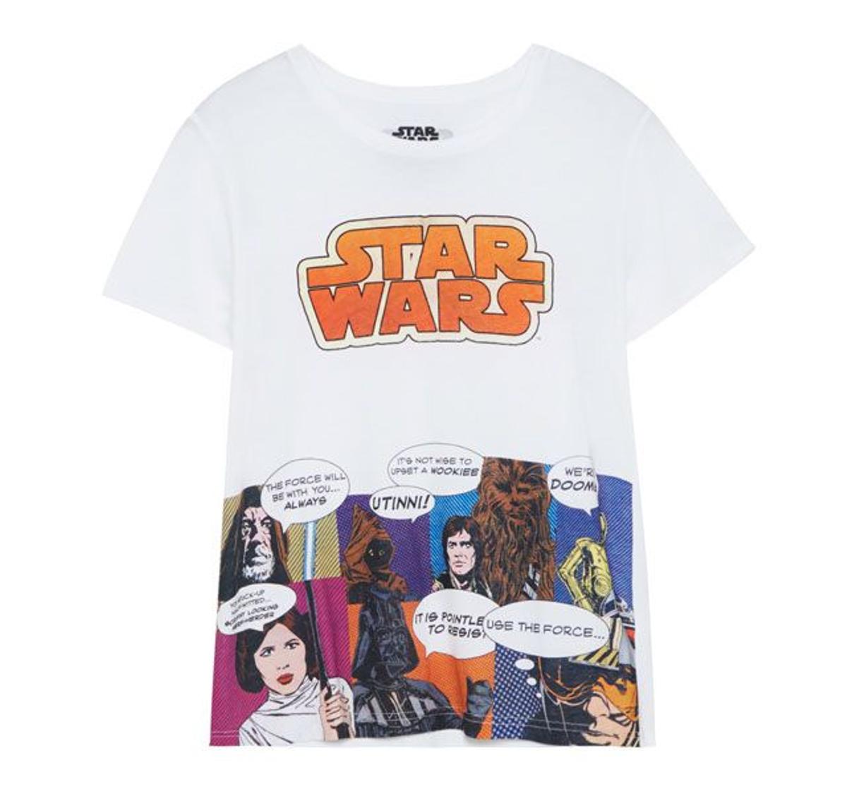 La moda se inspira en Star Wars: camiseta cómic