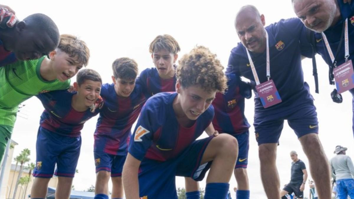 El Sub-13 del Barça es una piña