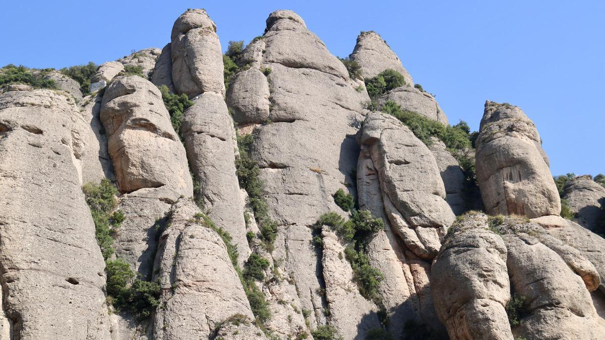 Les muntanyes de Montserrat.