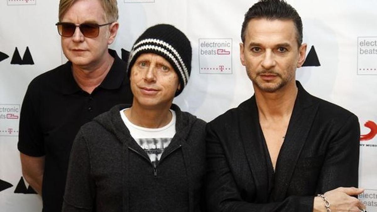La banda británica Depeche Mode, el pasado marzo, en Viena.