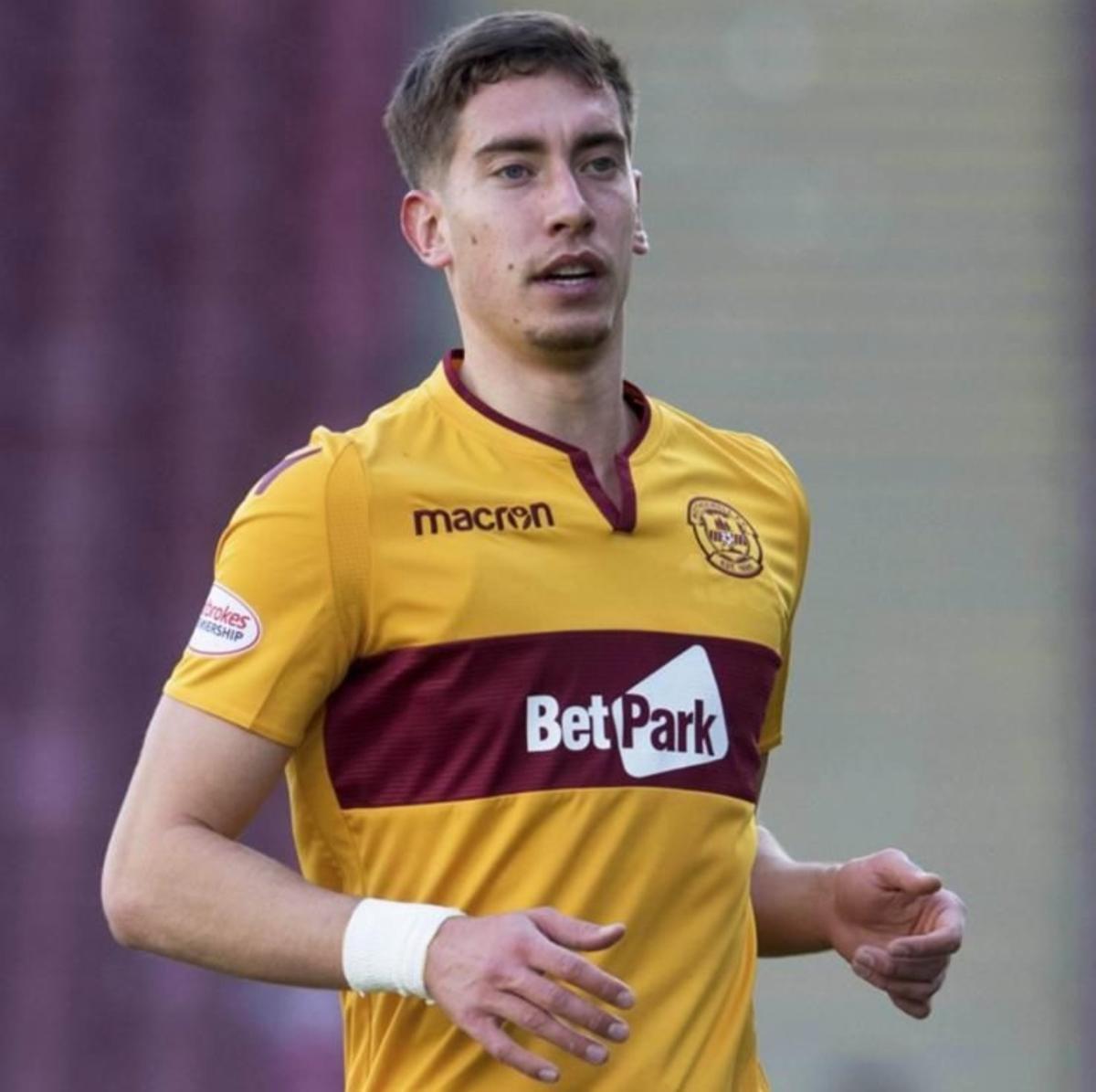 Con el Motherwell de Escocia.