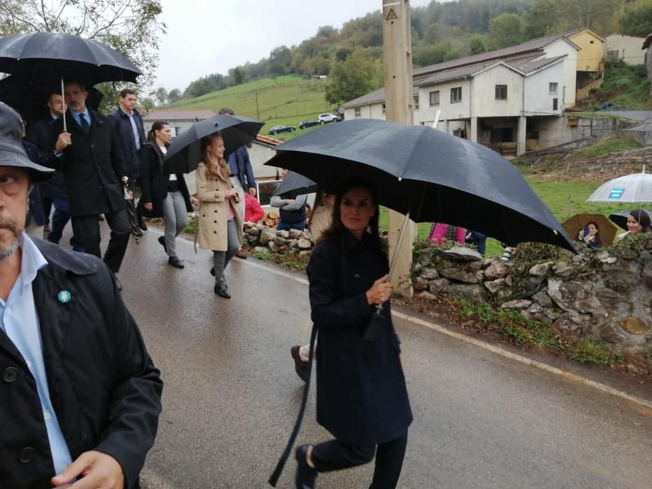 Así fue la visita de la Familia Real a Asiegu