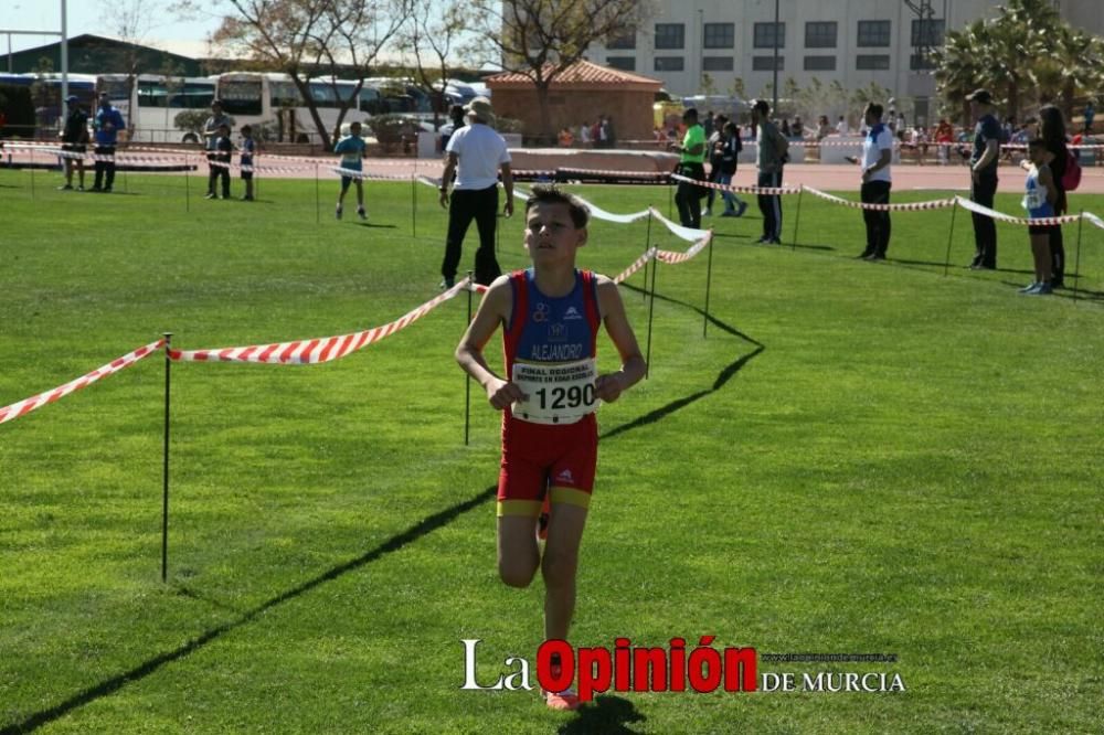 Final Cross Escolar de Lorca . Alevín masculino