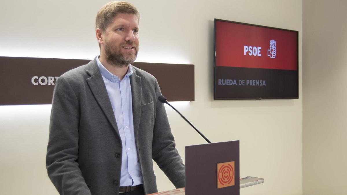 Rueda de prensa de Marcel Iglesias, portavoz del PSOE en Agricultura.