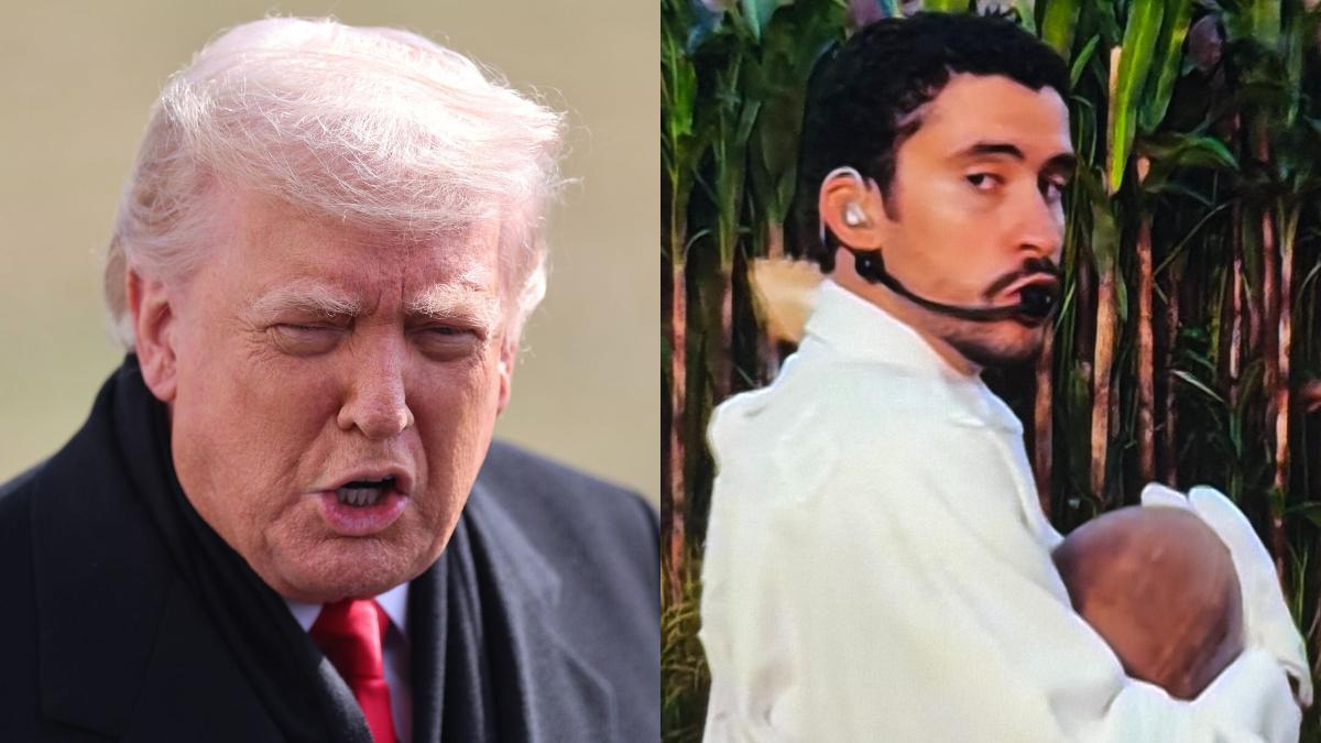 Donald Tump y Bad Bunny