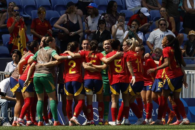 Fútbol fermenino - Partido por la medalla de bronce España - Alemania