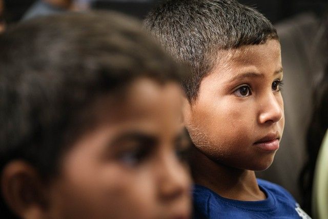 Bienvenida a los niños saharauis