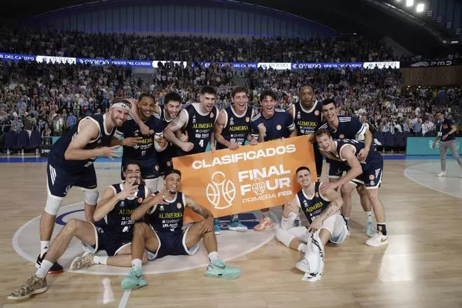 El Alimerka Oviedo Baloncesto se impone al Inveready Gipuzkoa en una noche para la historia y luchará por el ascenso a la ACB